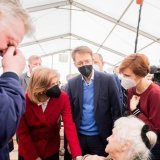 Les Ukrainiens fuyant le conflit avec la Russie bénéficient depuis 2022 d'un statut unique leur permettant de séjourner, de travailler et d'accéder à des aides dans l'Union européenne. Ici, des réfugiés ukrainiens dans un centre d'accueil à Berlin. KEYSTONE/DPA Pool/CHRISTOPH SOEDER
